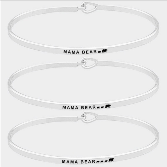 Bracelet bangles thin dainty inspiration message - Picture 3 of 5